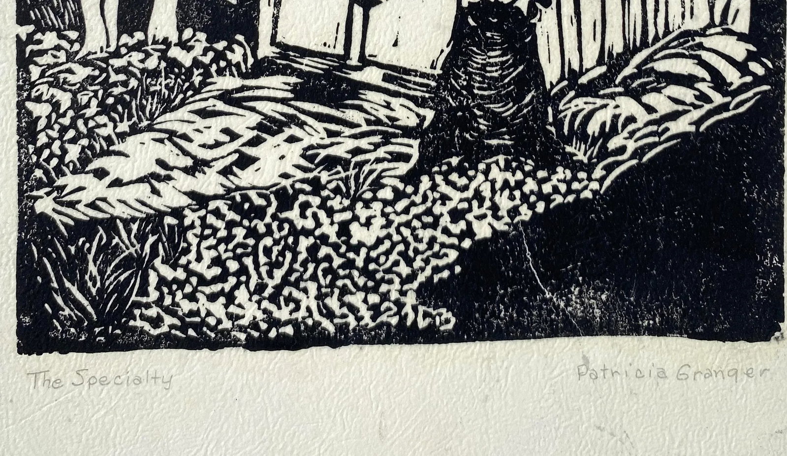 1970s Patricia Grainger Specialty Linocut - 2