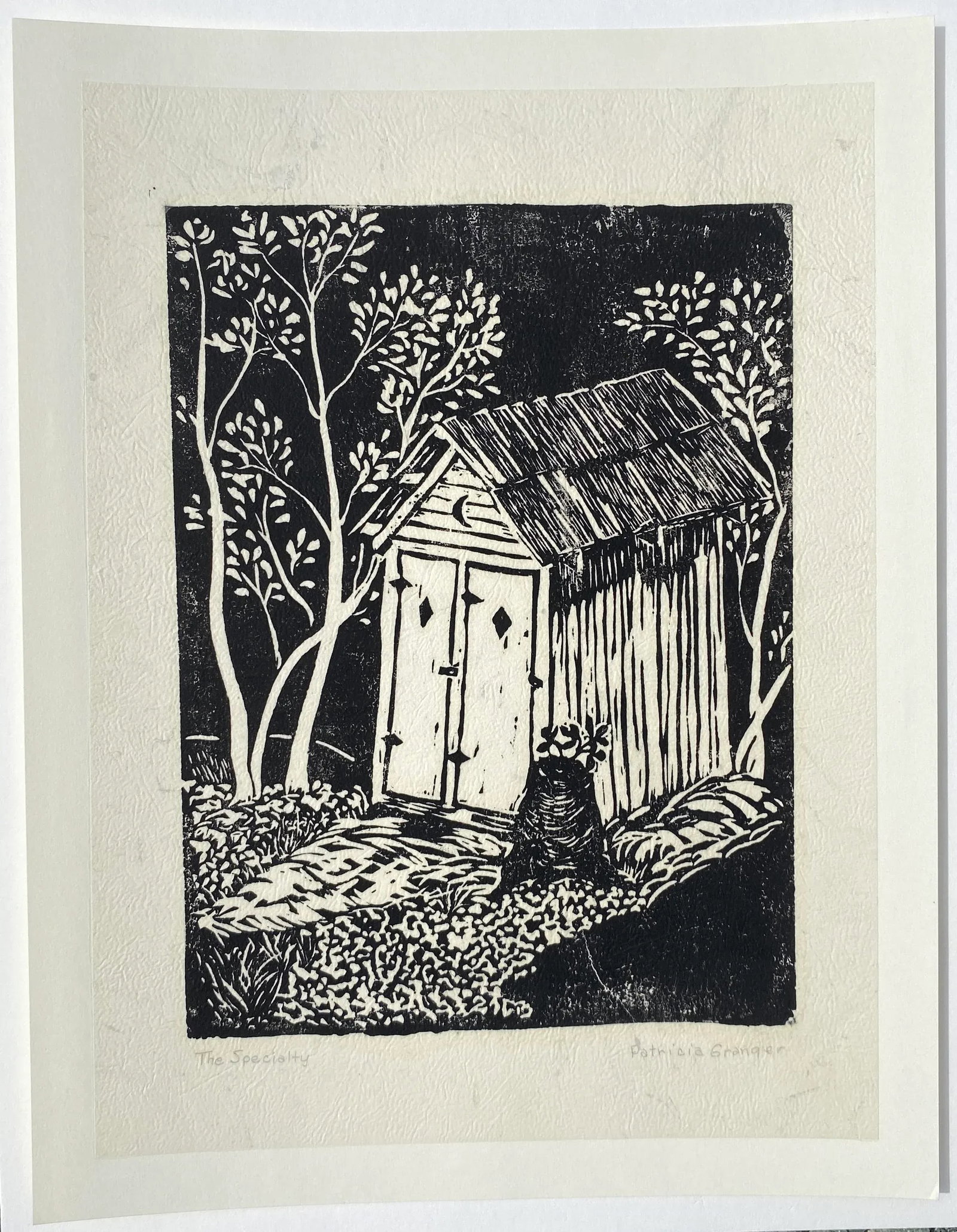 1970s Patricia Grainger Specialty Linocut - 3