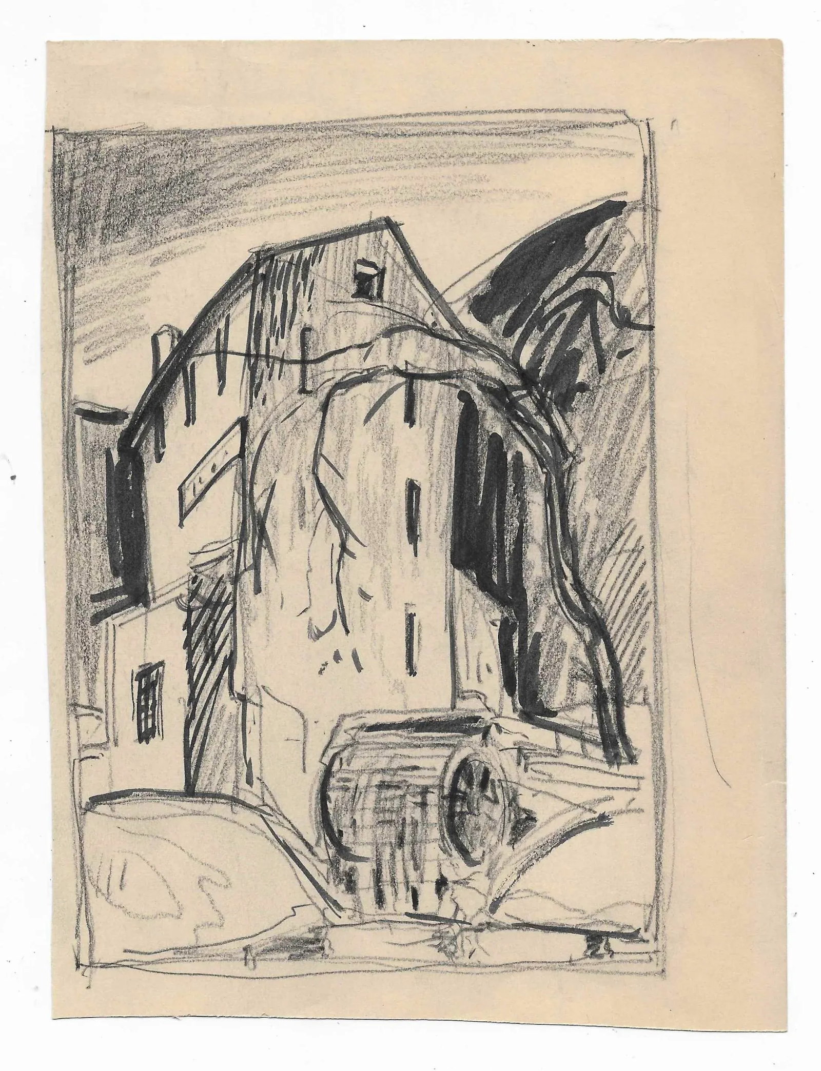 1940s Norman Kent Mill Drawing - 2