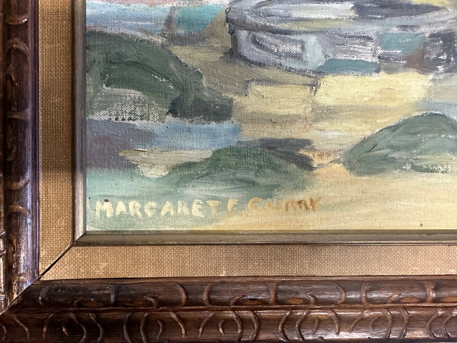 Mid 20th Century Landscape Oil Painting by Margaret Curry - 3