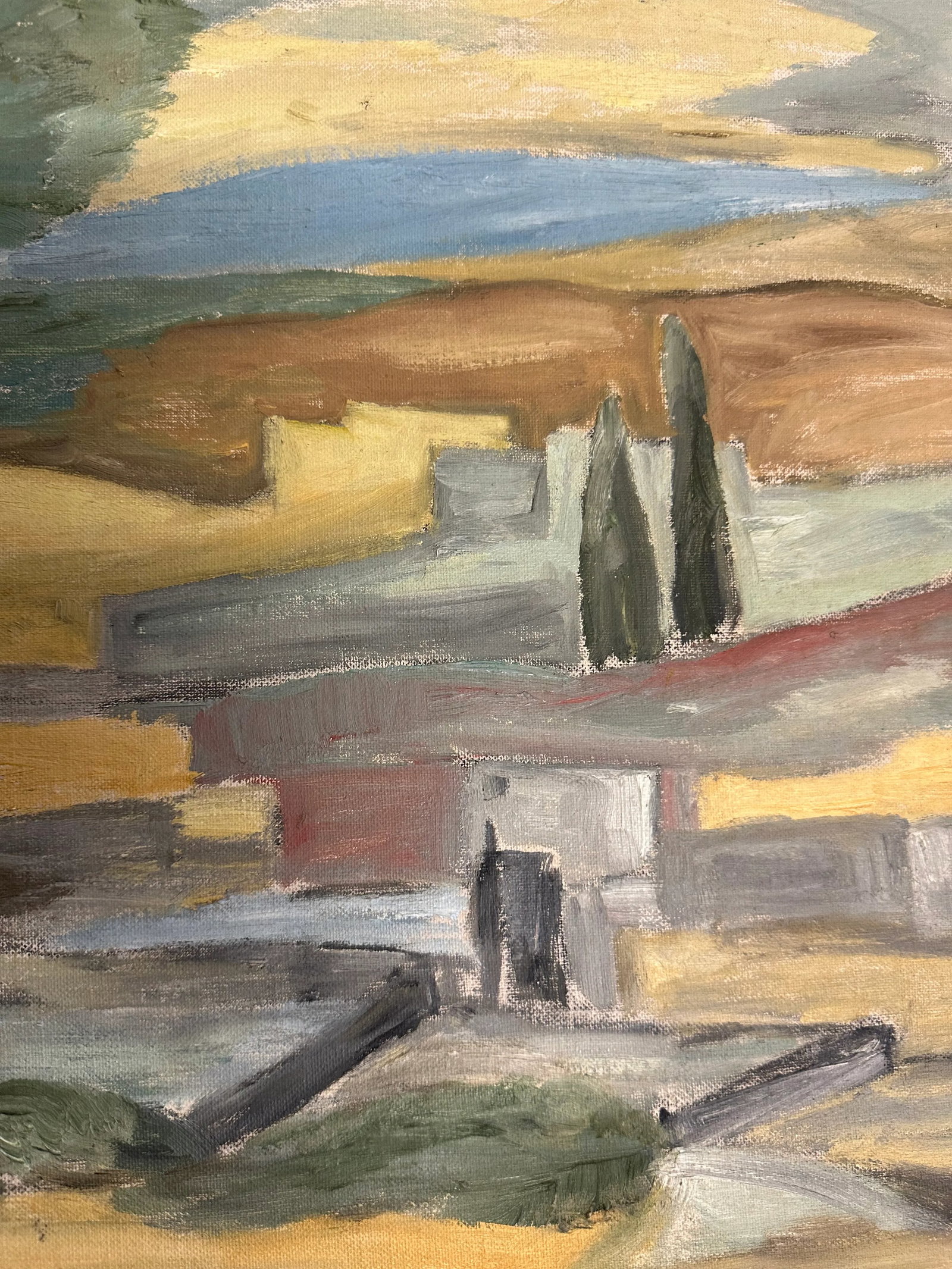 Mid 20th Century Landscape Oil Painting by Margaret Curry - 5