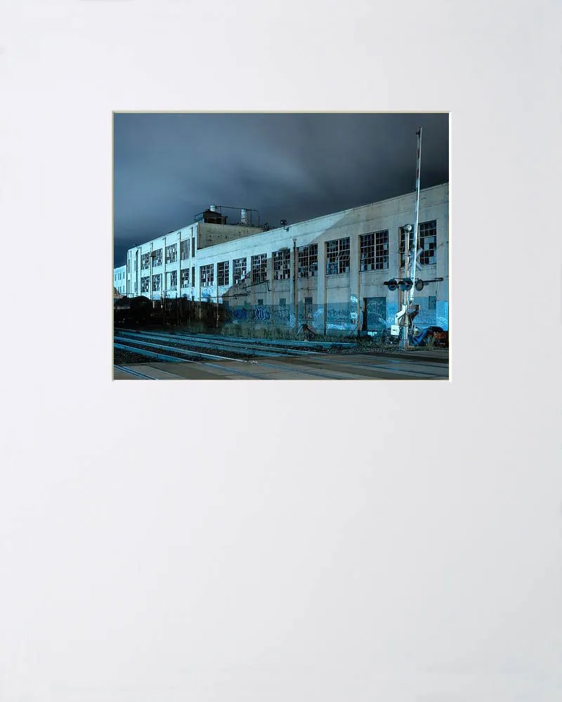 Contemporary Night Photograph "Warehouse" by John Vias - 2