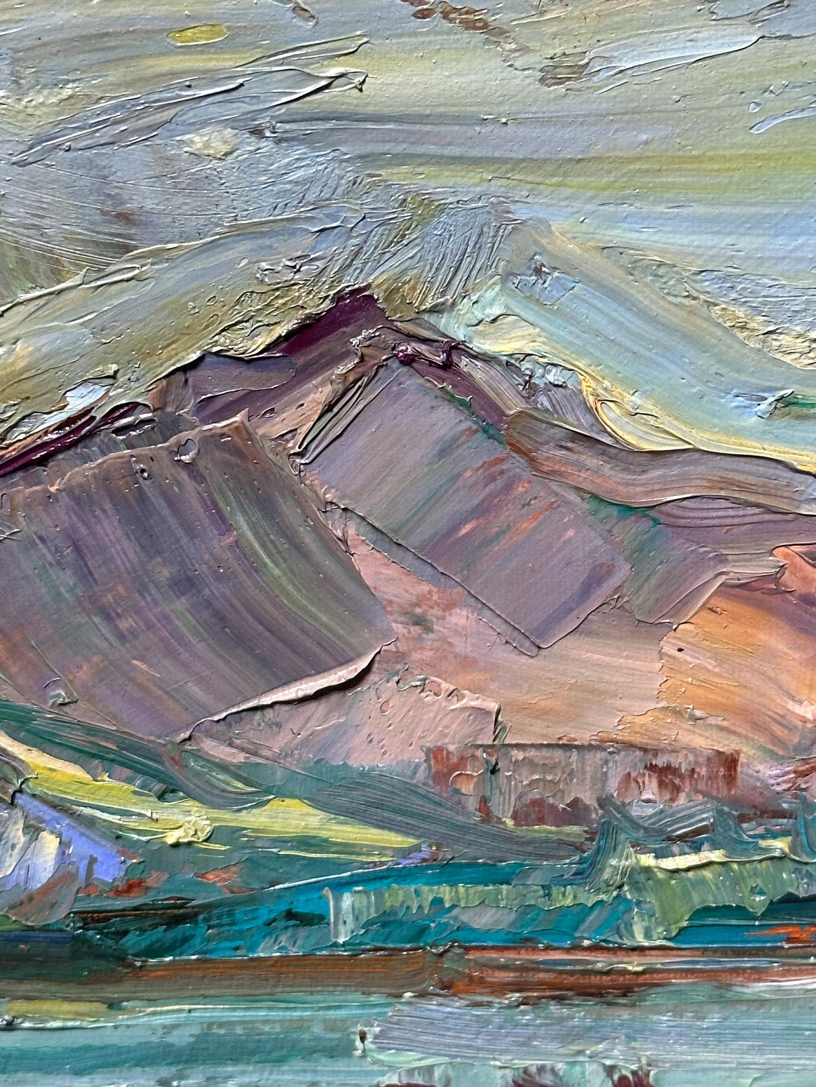 Expressionist Plein Air Original Oil Painting Sf Bay Area Hartman - 6