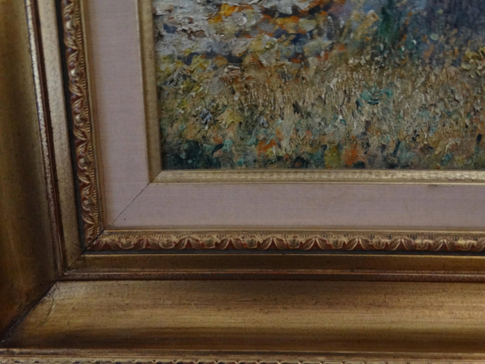 Antique French Impressionist Oil Painting 'Courgette Farm Var Provence' - 10