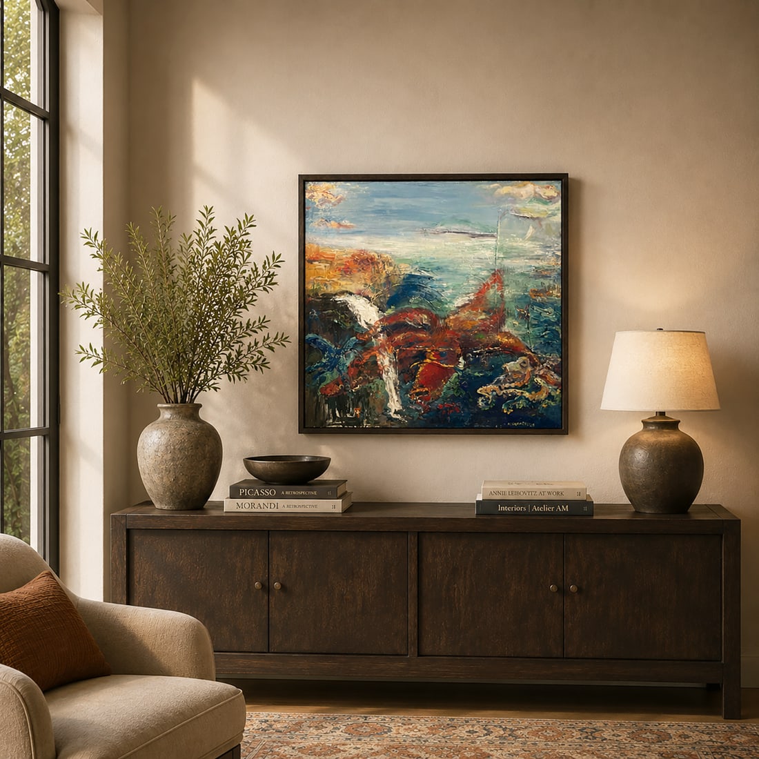 How Deep Is Your Love?, Abstract Oil Painting, by Van Ness - 2