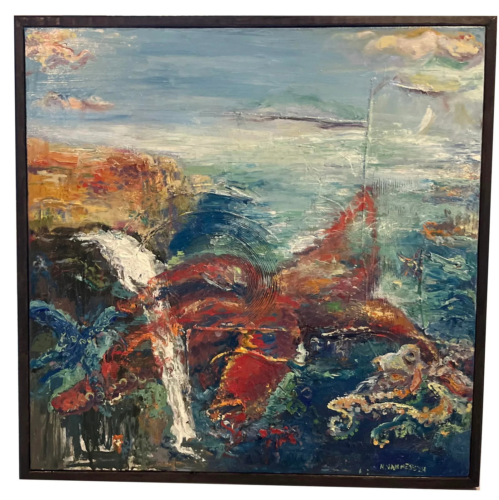 How Deep Is Your Love?, Abstract Oil Painting, by Van Ness - 3
