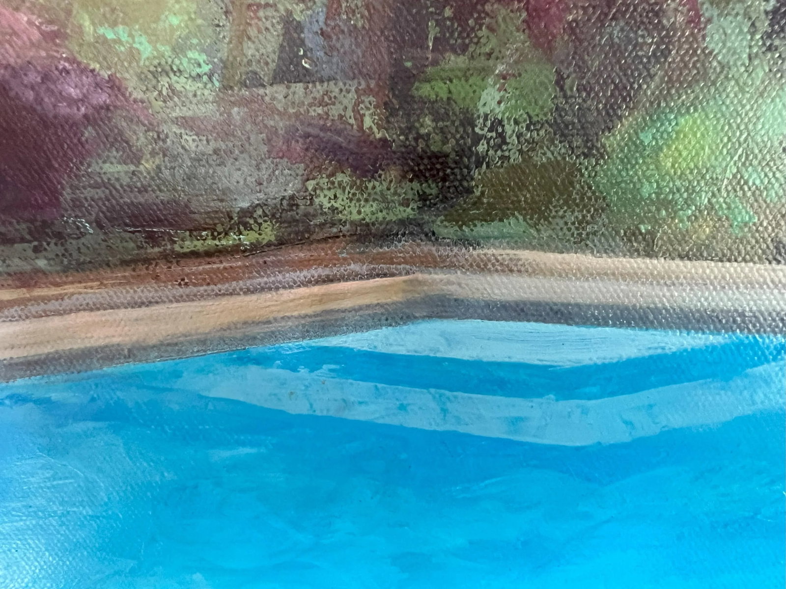 Mountain Aquatics Contemporary California Pool Landscape With Mount Tam in Maroon, Green, Blue by - 4