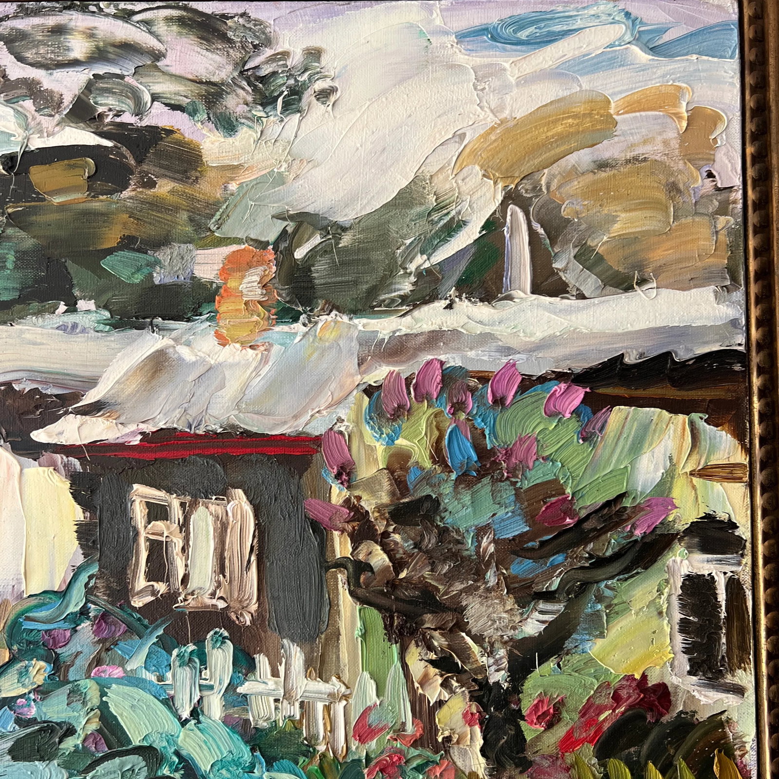 20th Century Oil on Canvas Framed Signed by Loudmila Tsoncheva - 4