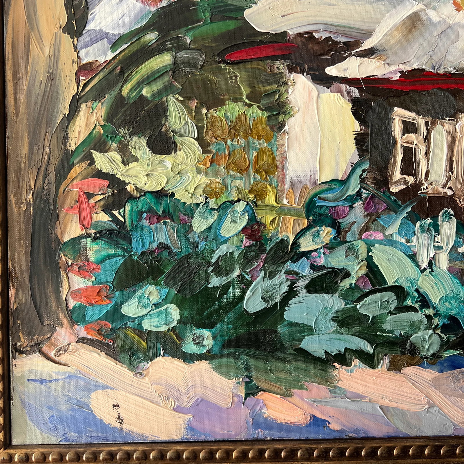 20th Century Oil on Canvas Framed Signed by Loudmila Tsoncheva - 6