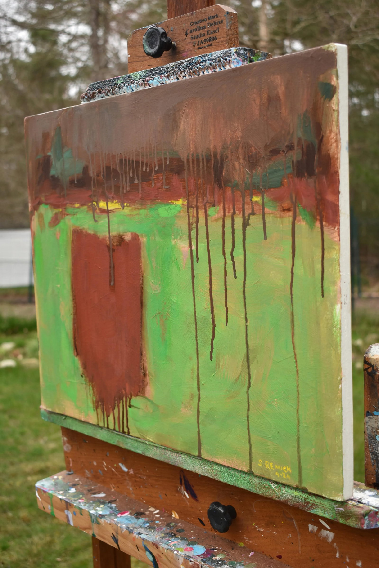 Contemporary "Emergence" Acrylic Abstract Painting by Stephen Remick - 4