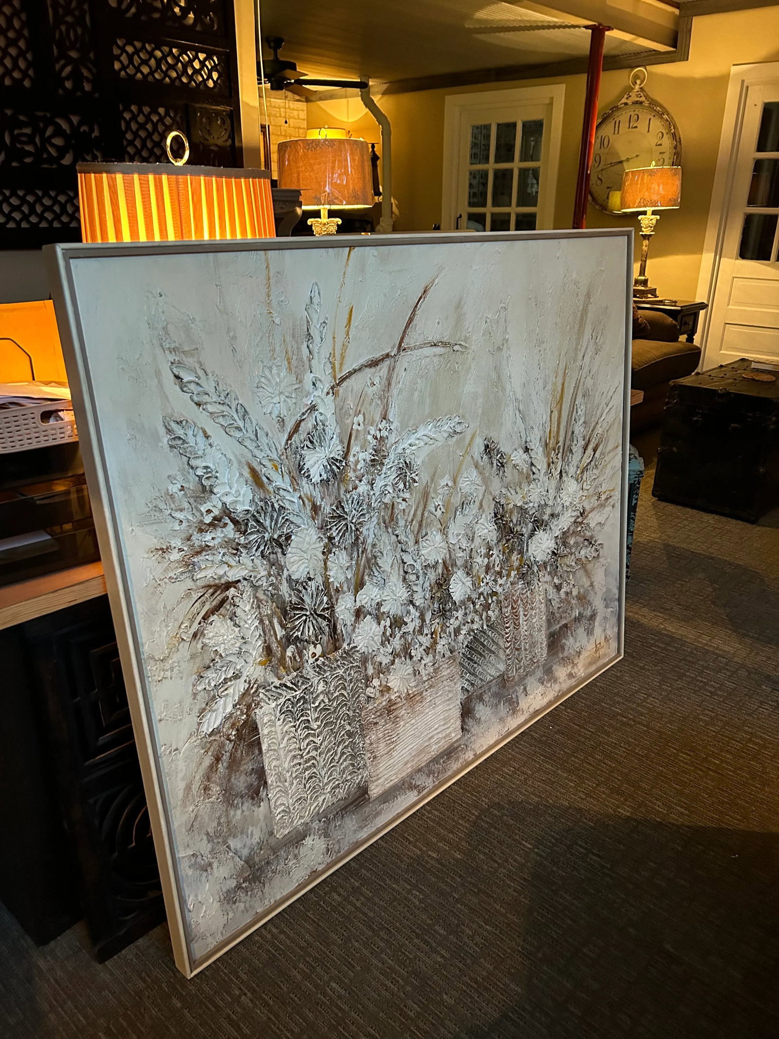 Large Framed Stephen Kaye Acrylic Painting - 3