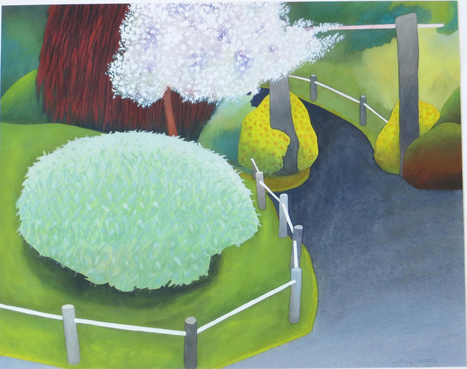 Lori Slater Watercolor - Into the Park Painting - 3
