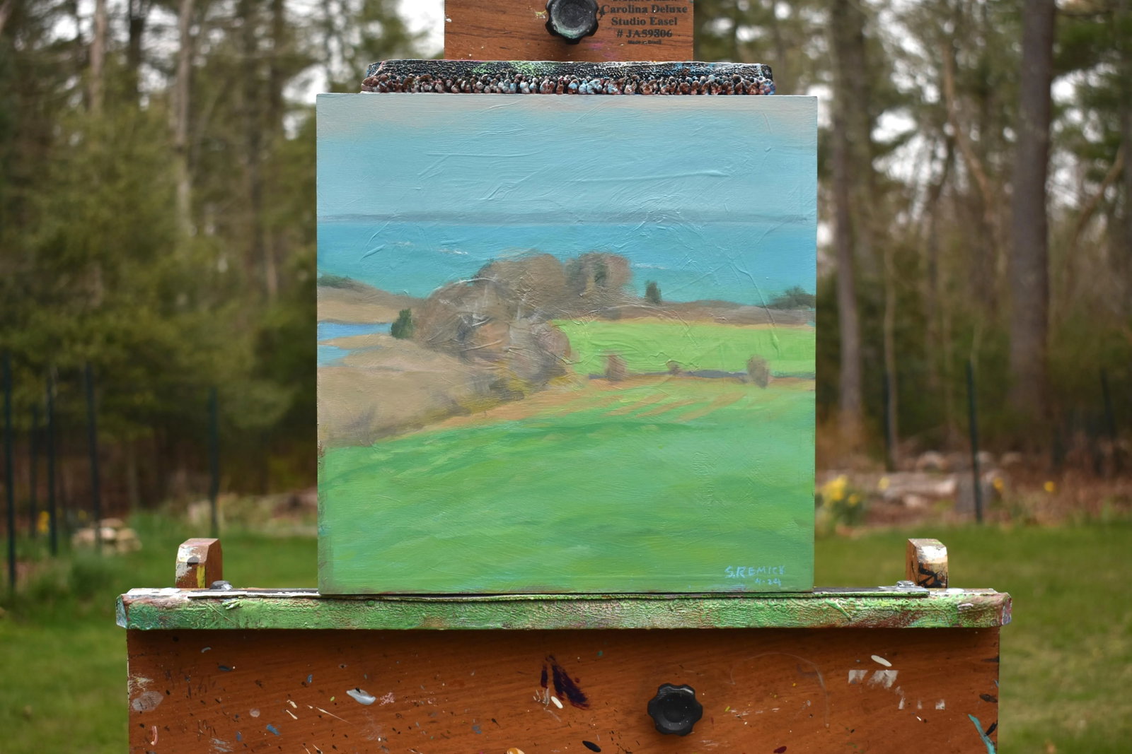 Spring at the Coast Original Landscape Painting by Stephen Remick - 2