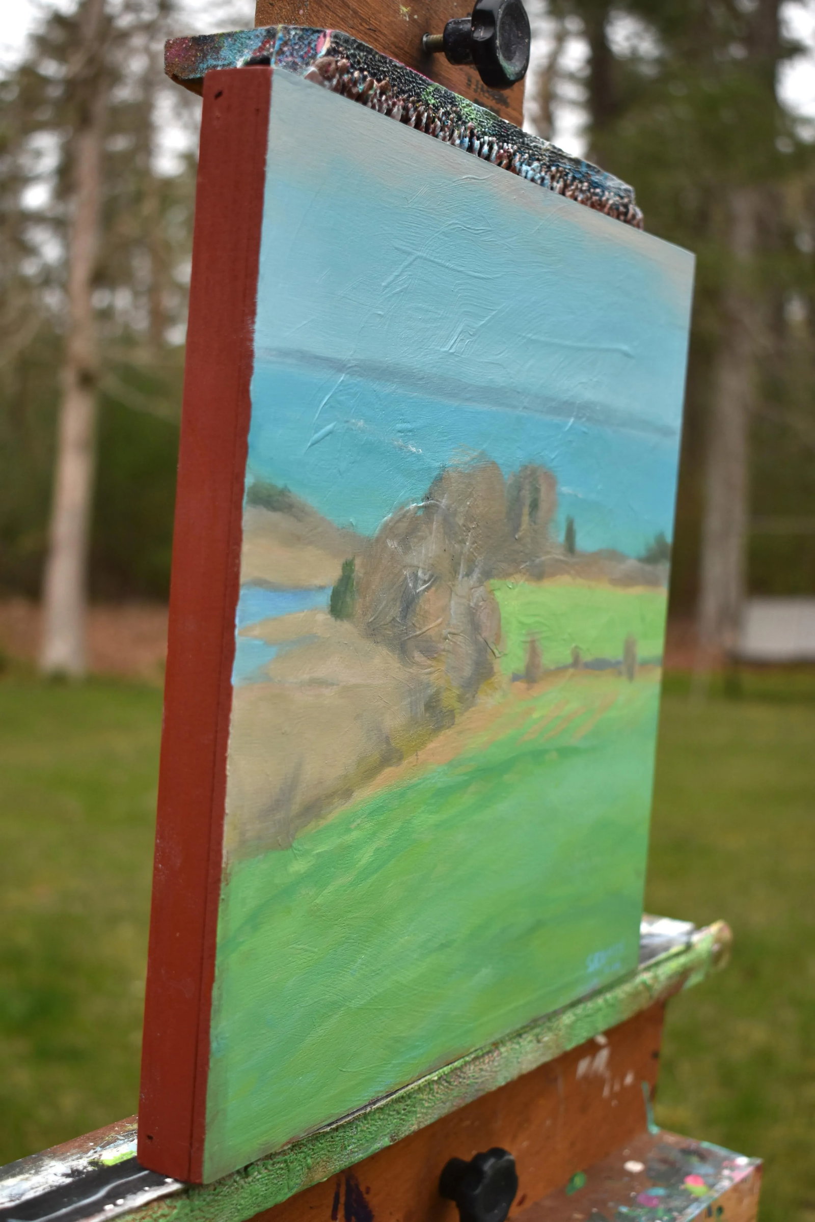 Spring at the Coast Original Landscape Painting by Stephen Remick - 5