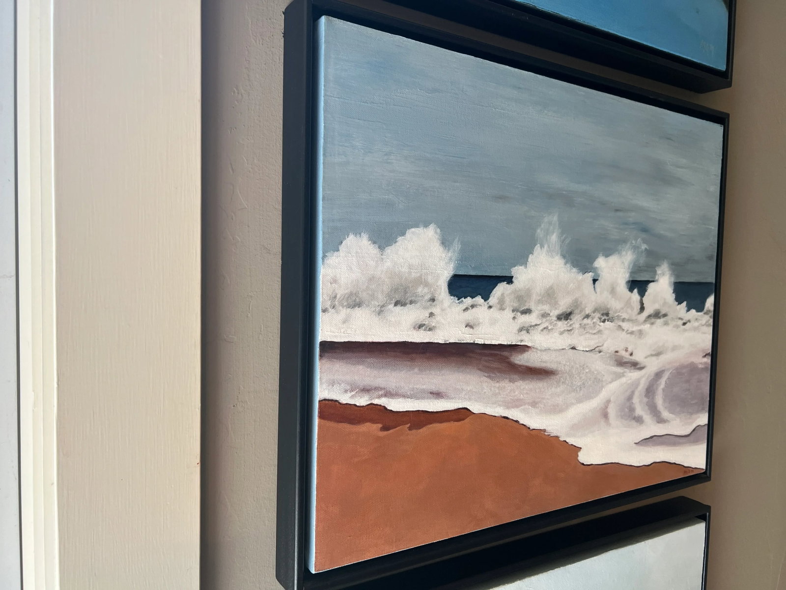 Breakers Acrylic Painting on Canvas by Mary Anne McKernie - 2