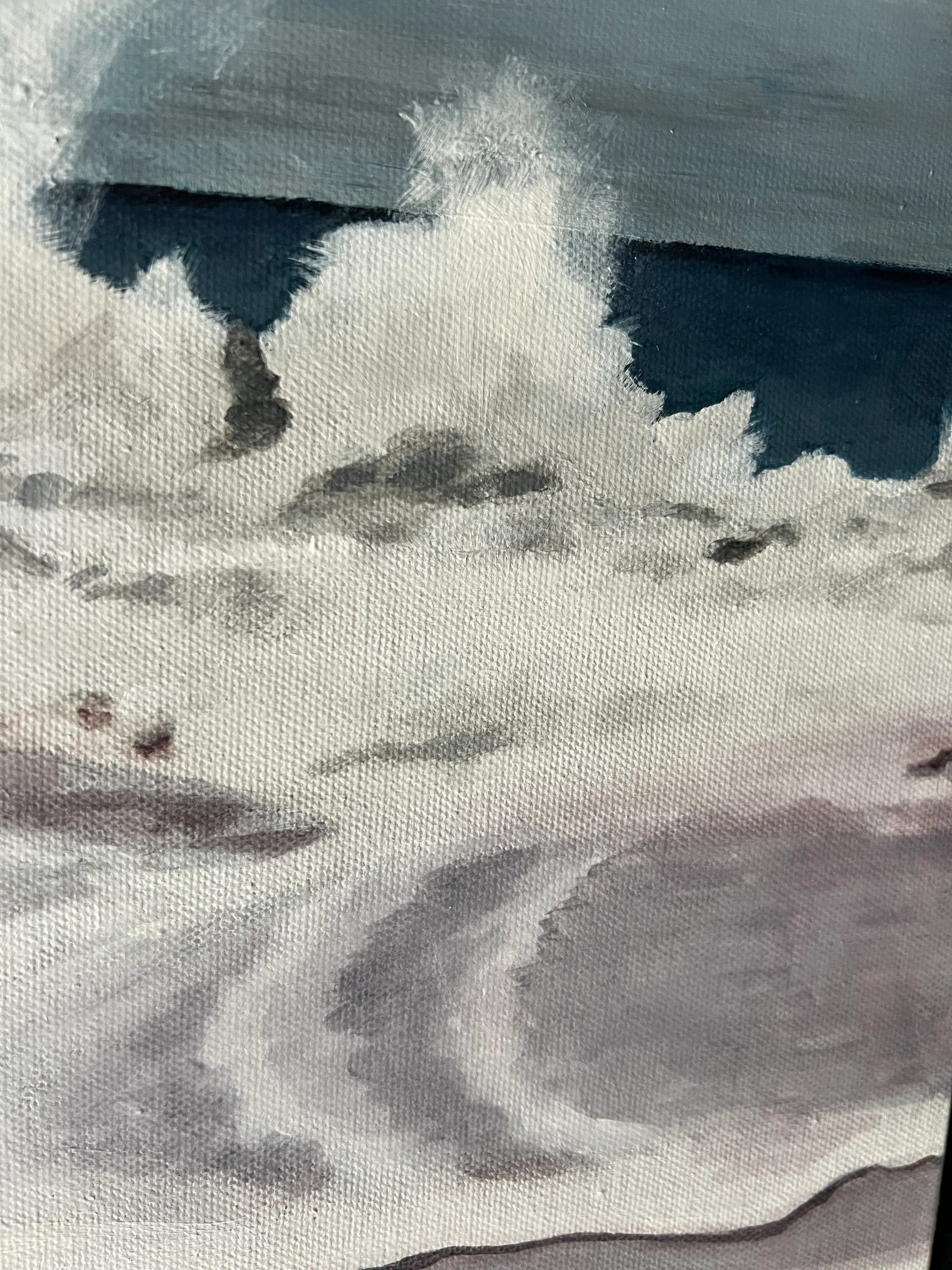 Breakers Acrylic Painting on Canvas by Mary Anne McKernie - 6