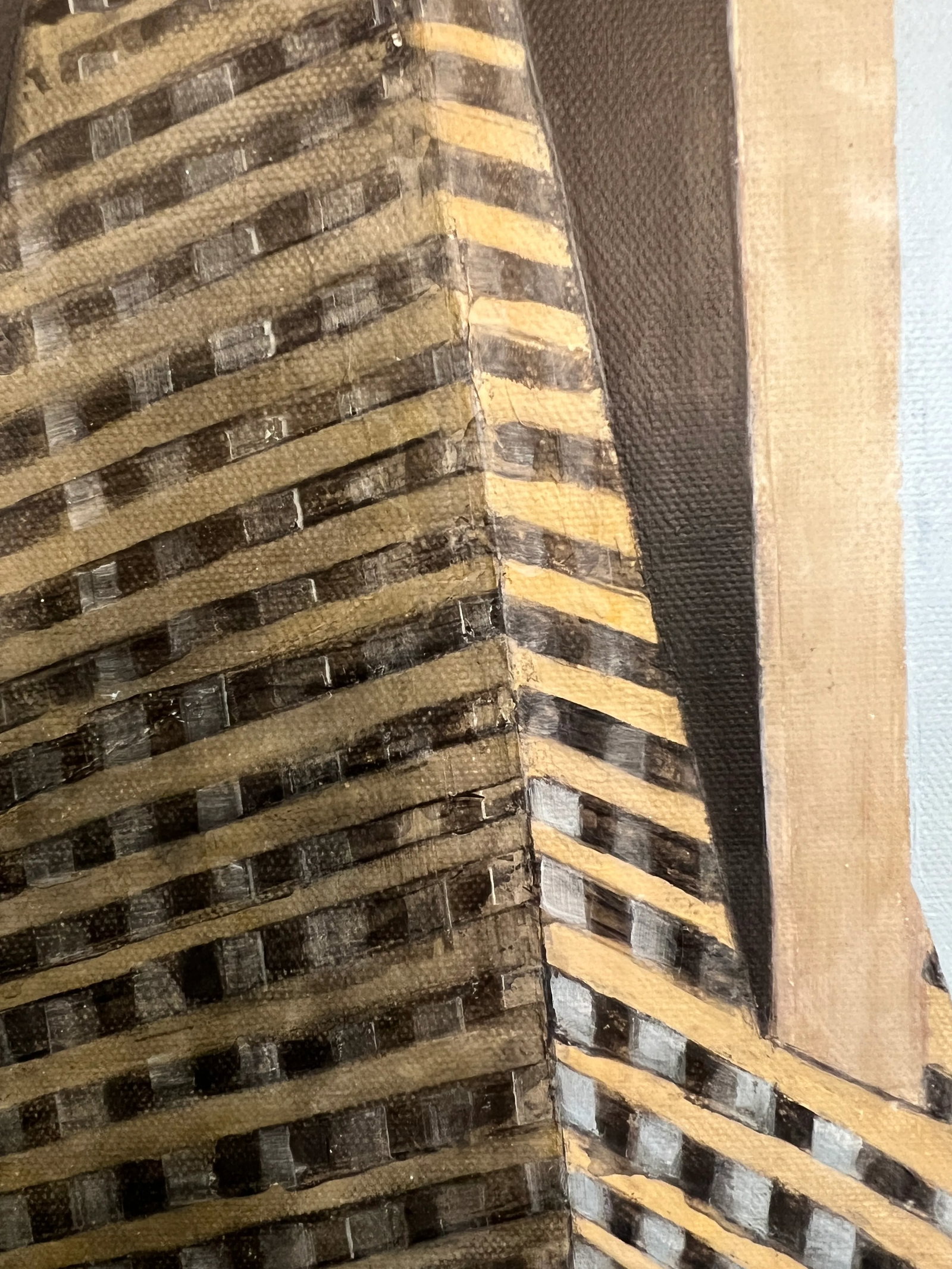 Nostalgia Transamerica Pyramid Contemporary Impressionist San Francisco Cityscape in Blue by Mill - 4