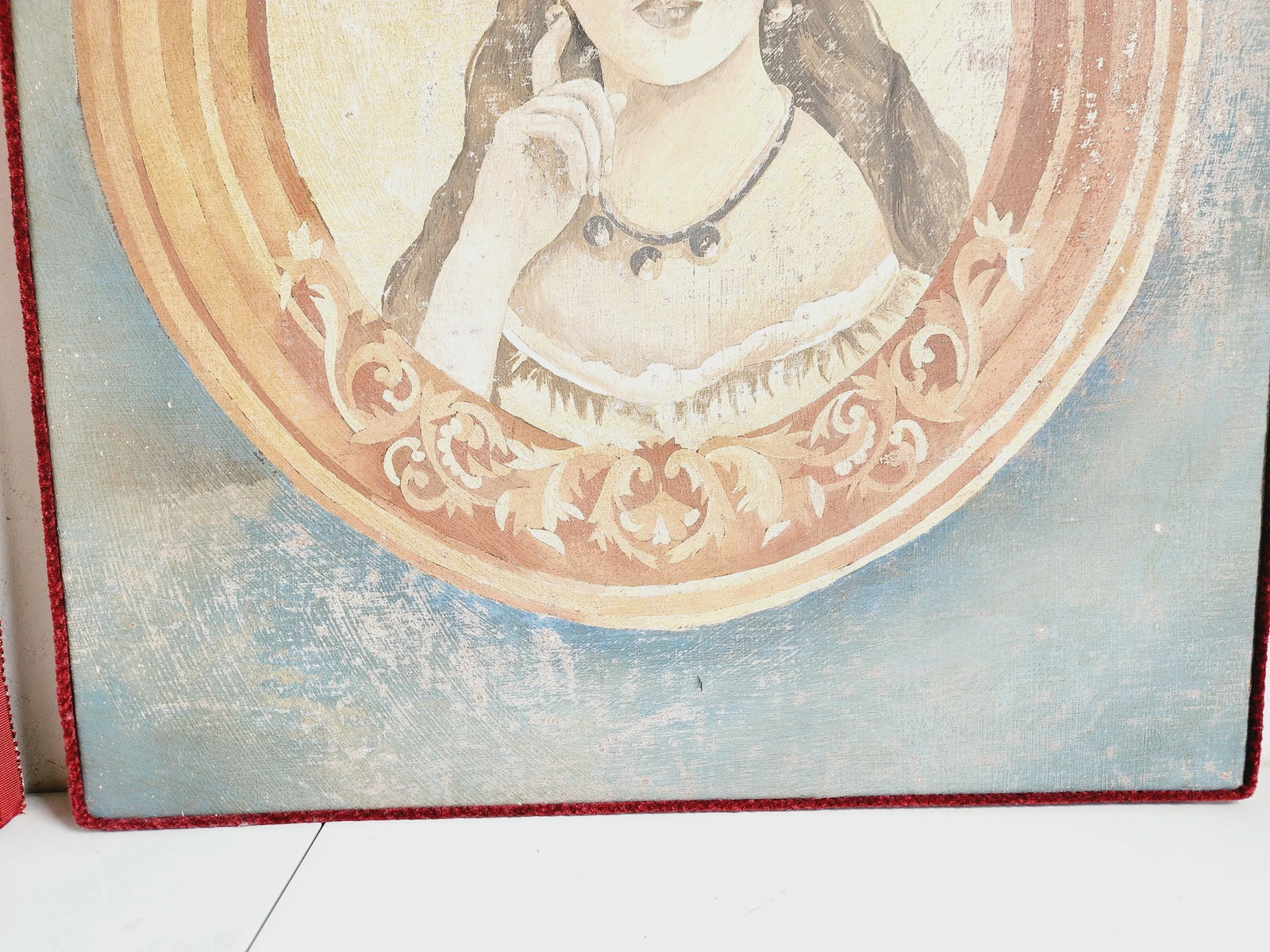 Italian Fresco Style Portraits Painting-A Set - 6