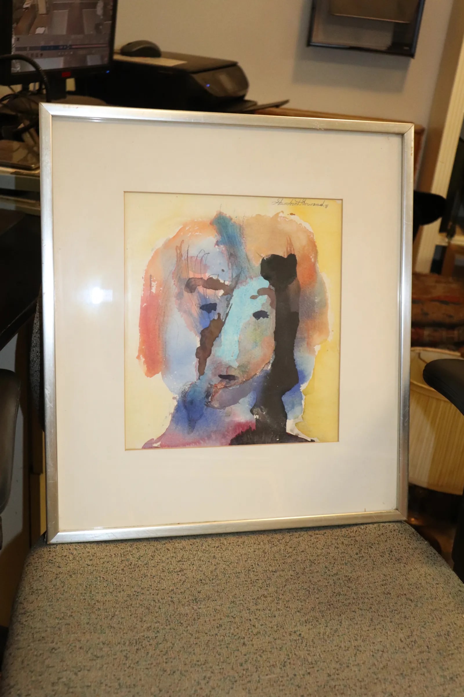 1970s Vintage Humpert Howard Watercolor Painting - 5