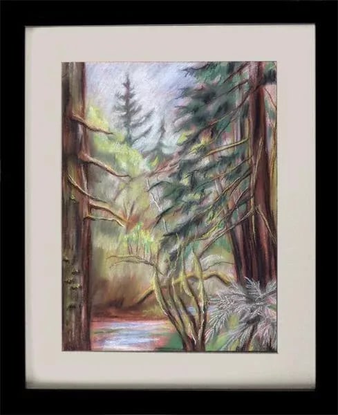 Original Pastel Landscape Drawing by Kathleen Ney - 4