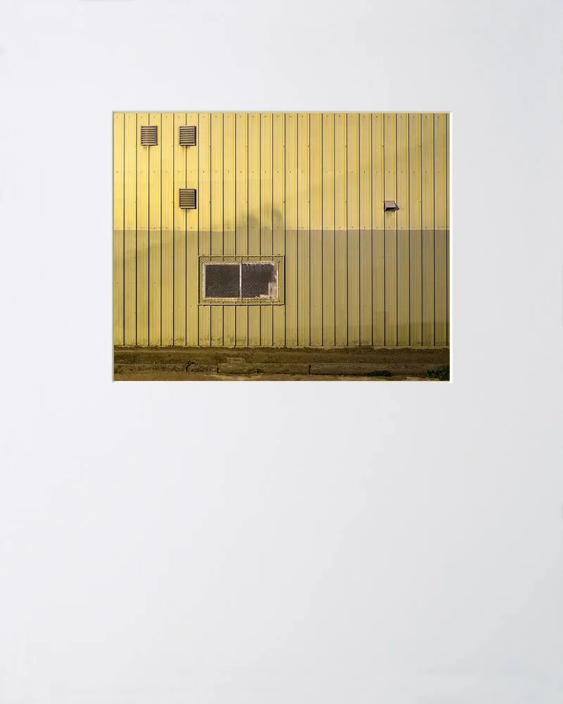 Contemporary Night Photograph "Corrugated Wall" by John Vias - 2