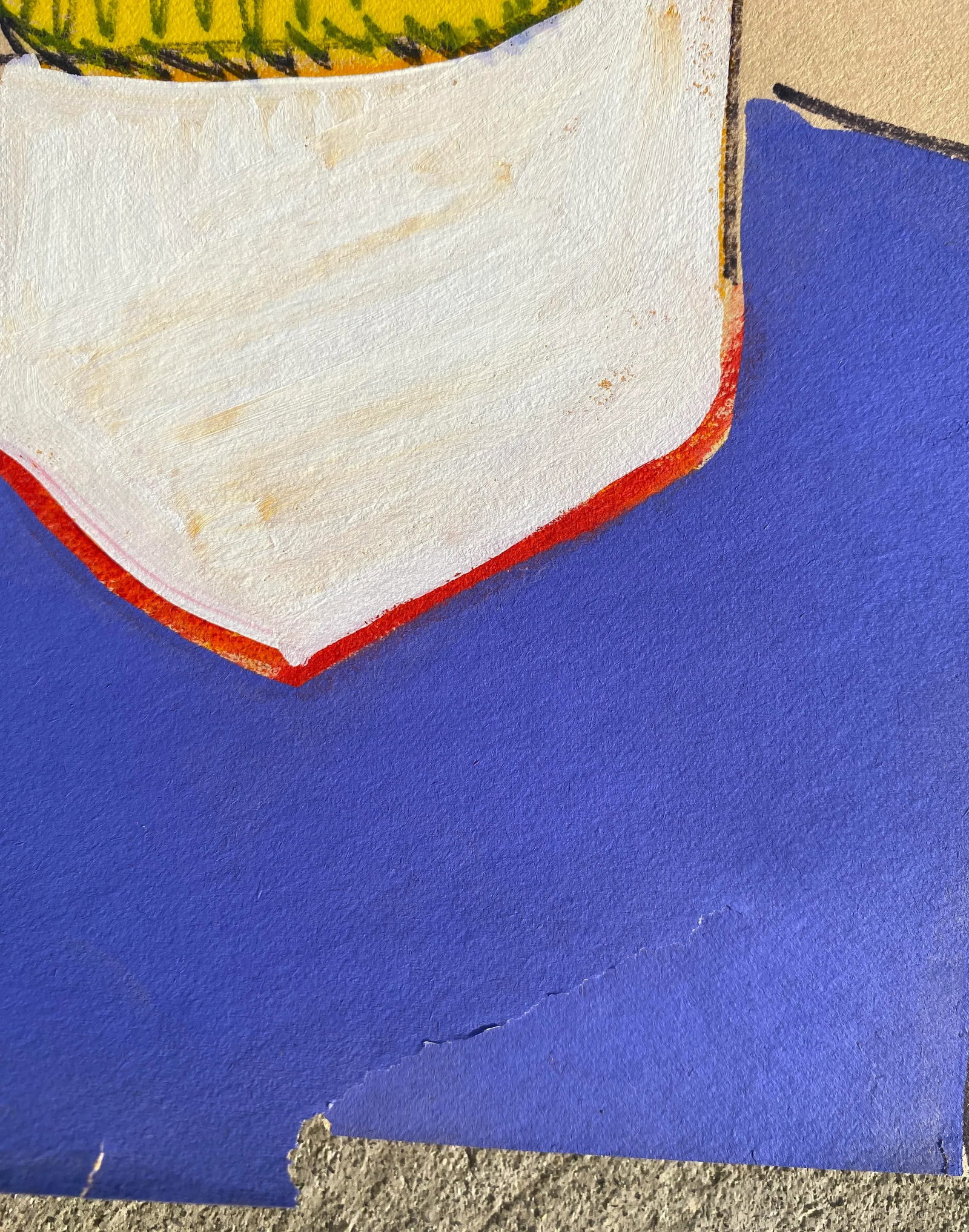 1960s Larry Connatser Self Portrait Painting - 2