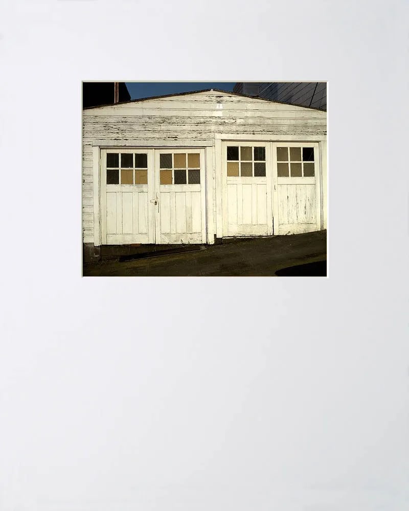 Contemporary Night Photograph "Double Garage" by John Vias - 2