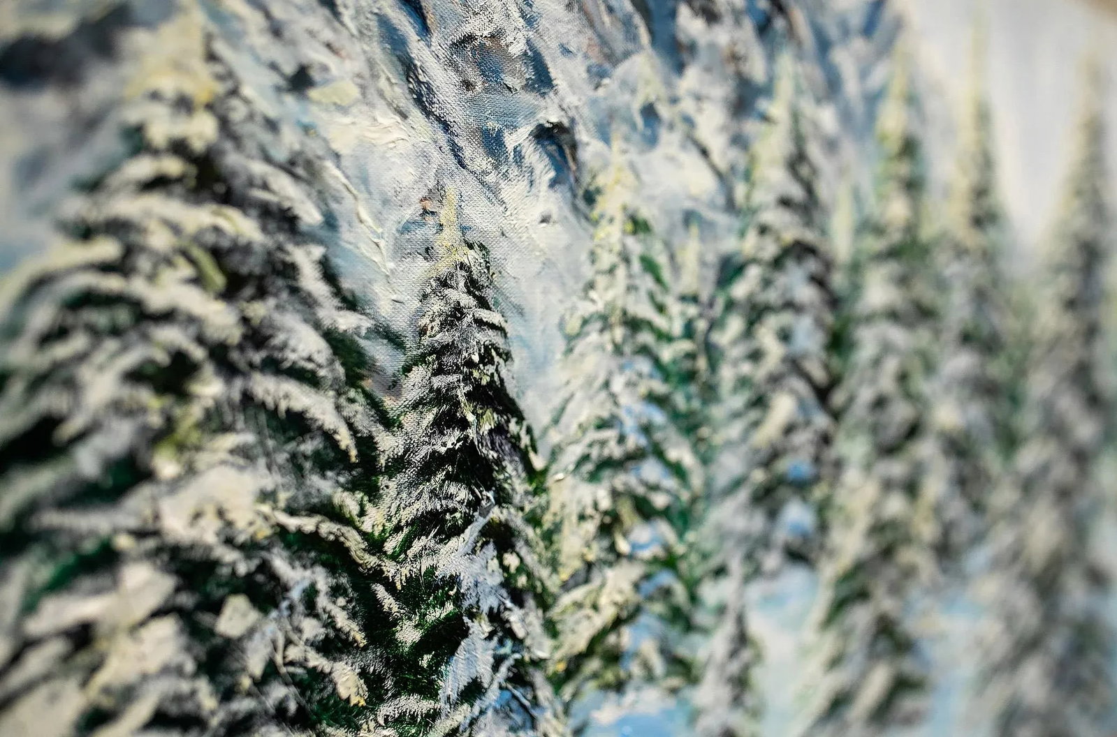 Colorado Winter Wonderland, Original Painting - 4