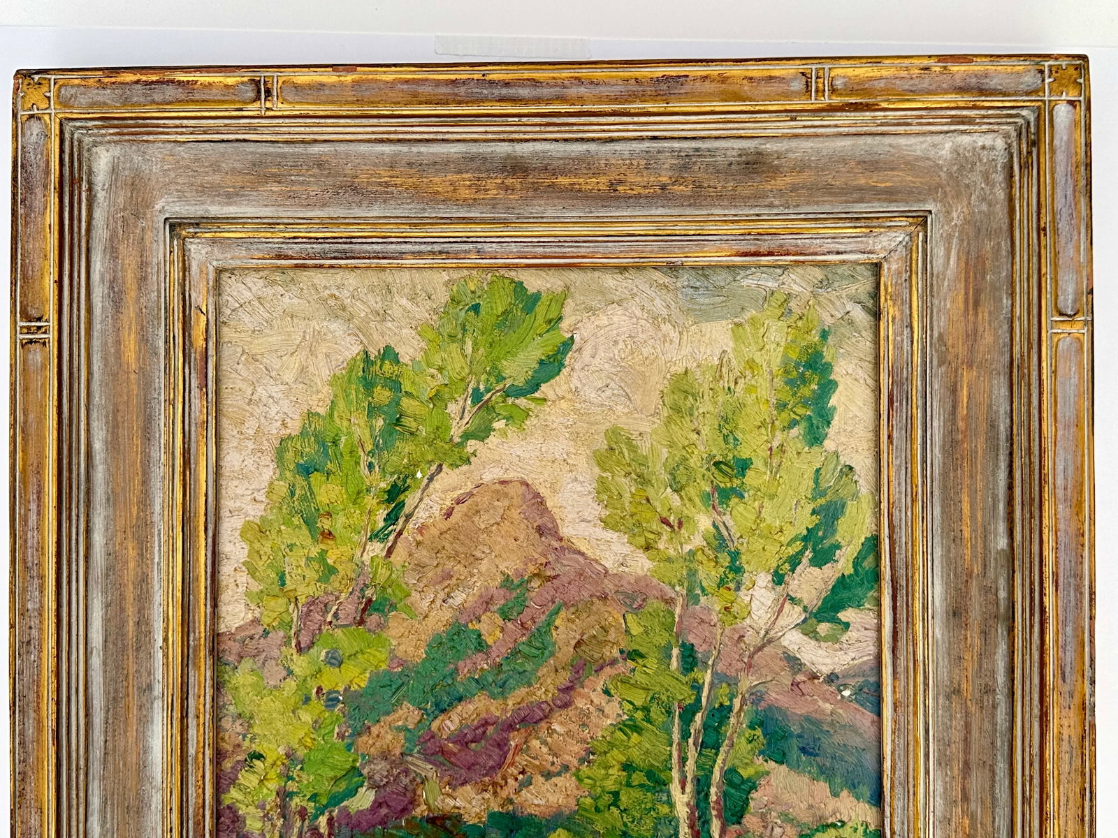 1920's Estes Park Colorado Oil Painting of Long Peak by May B. Hoelscher - 2