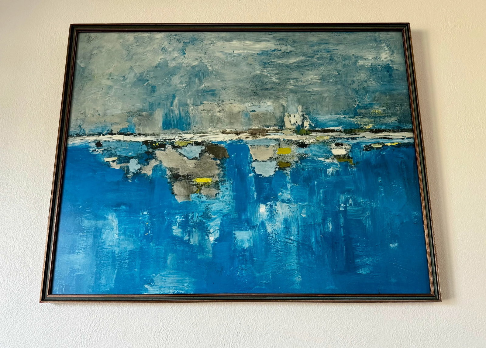 Mid Century Raymond De Botton "The Blue Coast" Framed Lithograph - 12