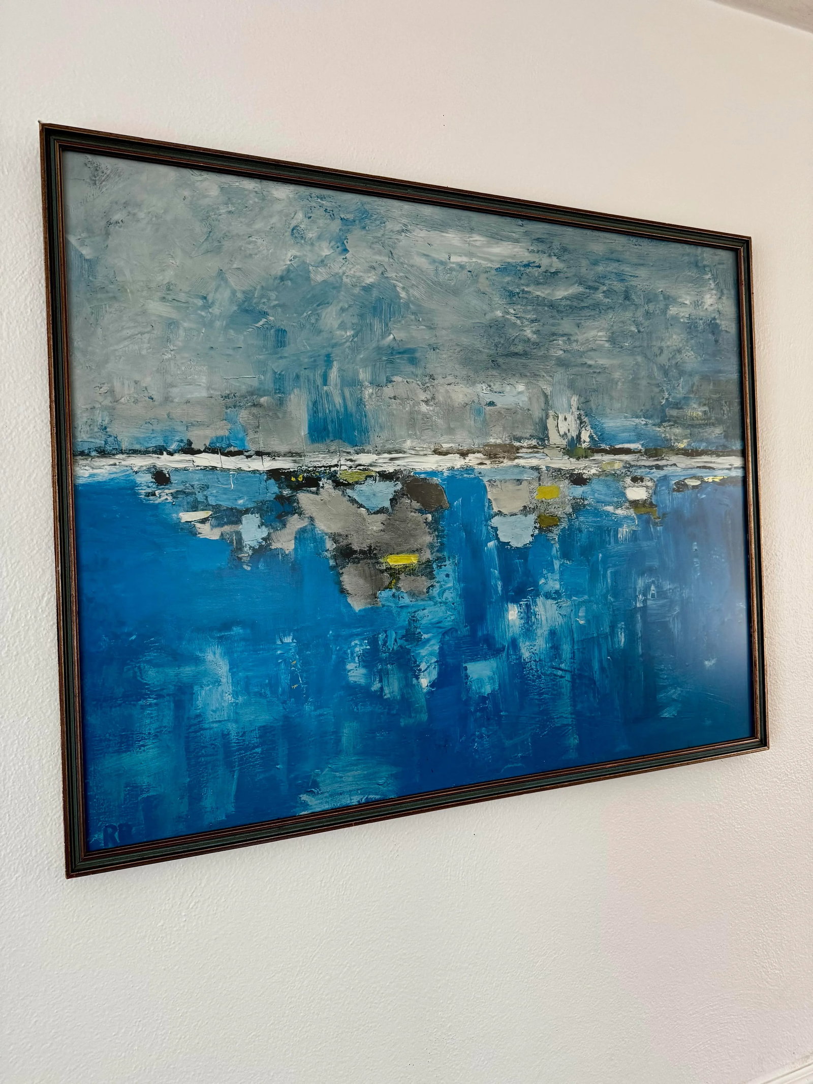 Mid Century Raymond De Botton "The Blue Coast" Framed Lithograph - 9