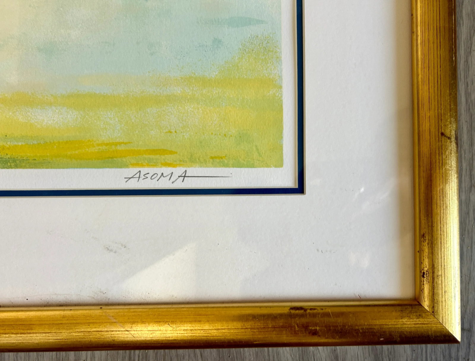 1990s Original Signed 48" Tadashi Asoma "Trace of Autumn" Screenprint Ed. 168/175, Framed - 8
