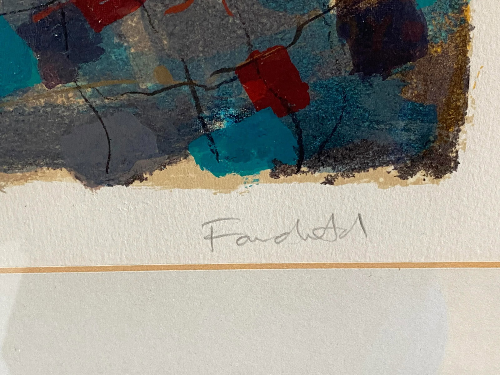 La Fenetre II Serigraph, Number 71/350, Signed by Roy Fairchild Woodard Circa 1980s - 2