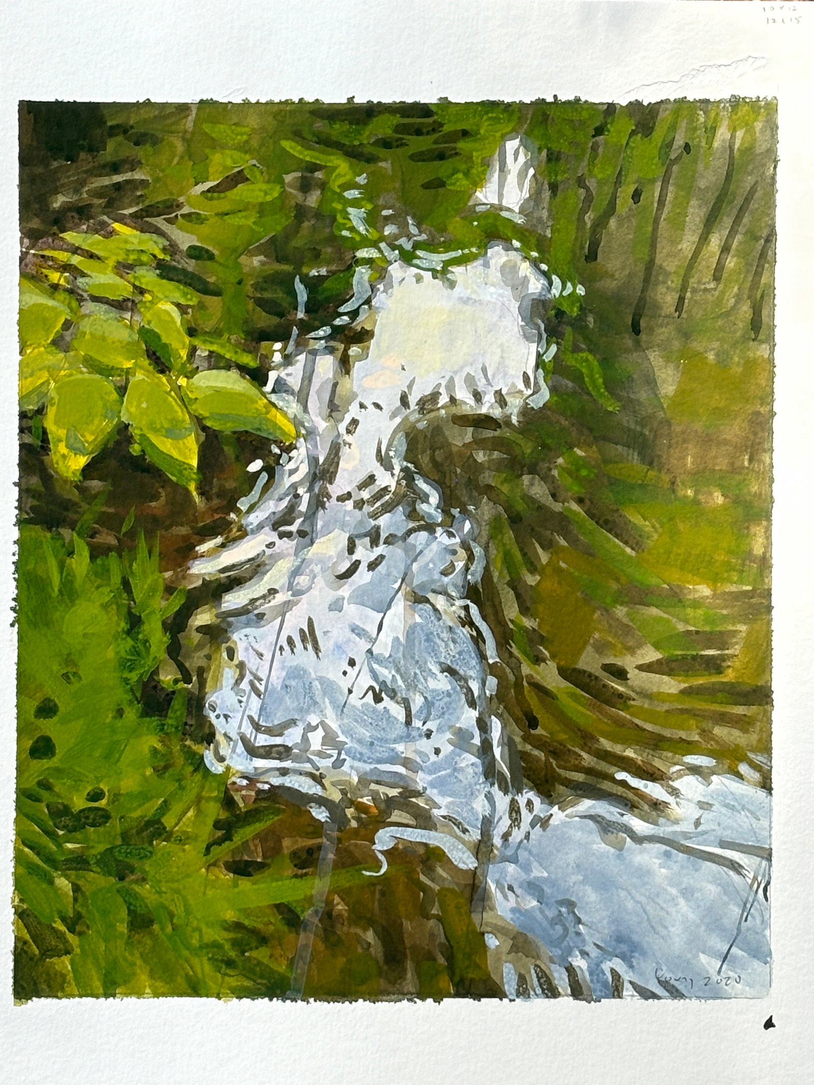 Impressionist Painting, Moving Water - 4