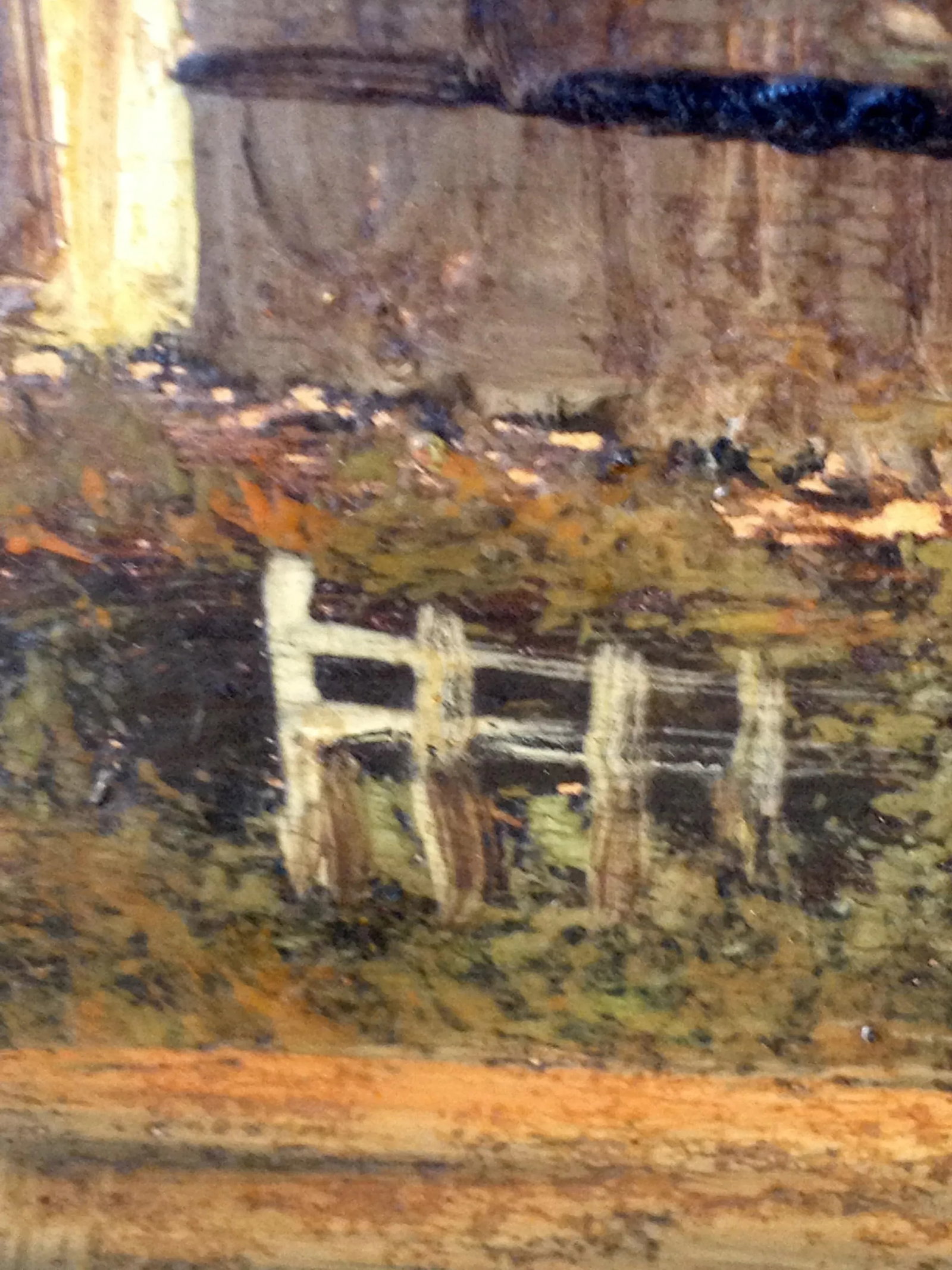 1930s English Impressionist Landscape Painting, Cottage by River - 5