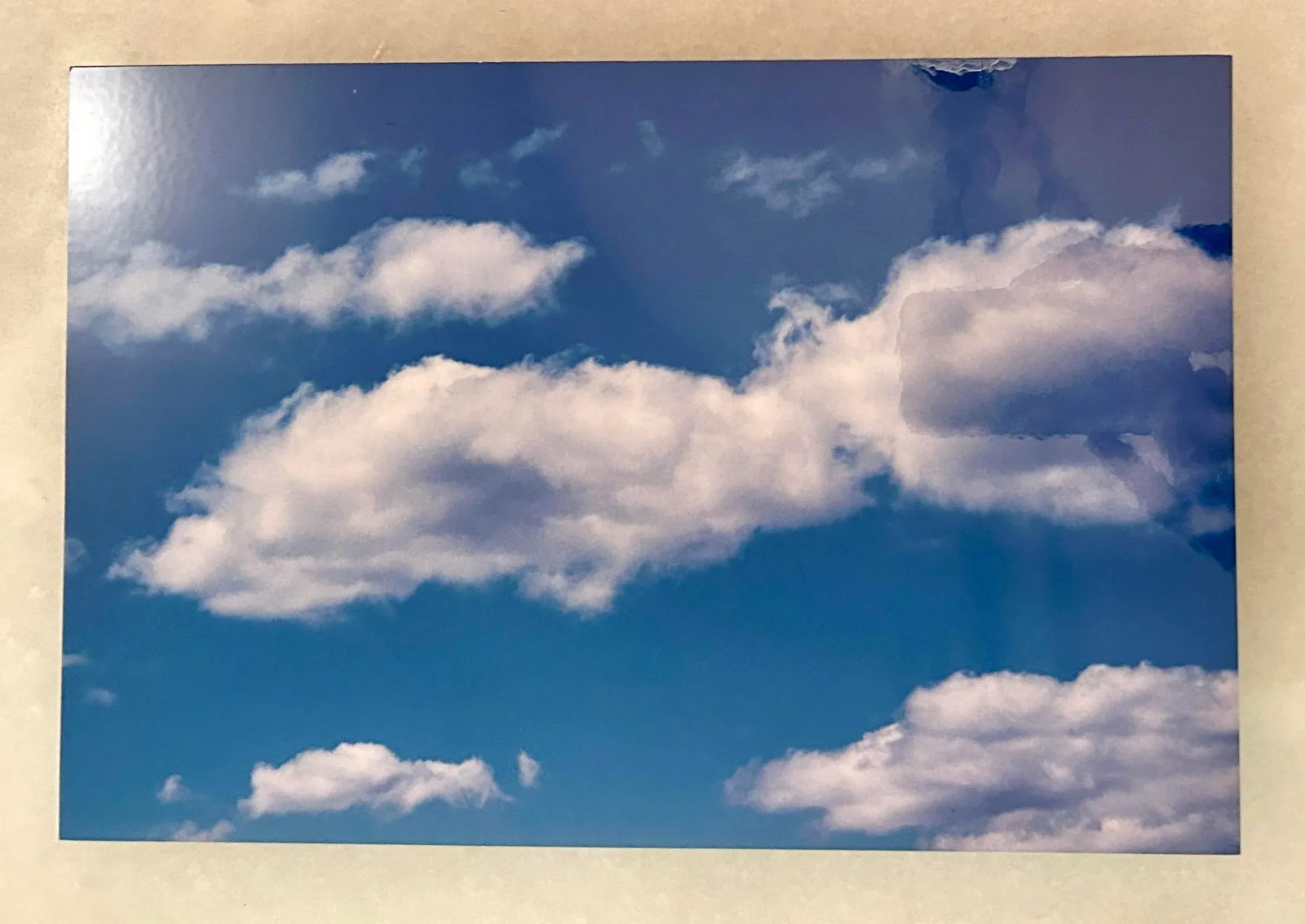 Original James Sprouse "Clouds" 1996 Color Photograph on Aluminum - 4