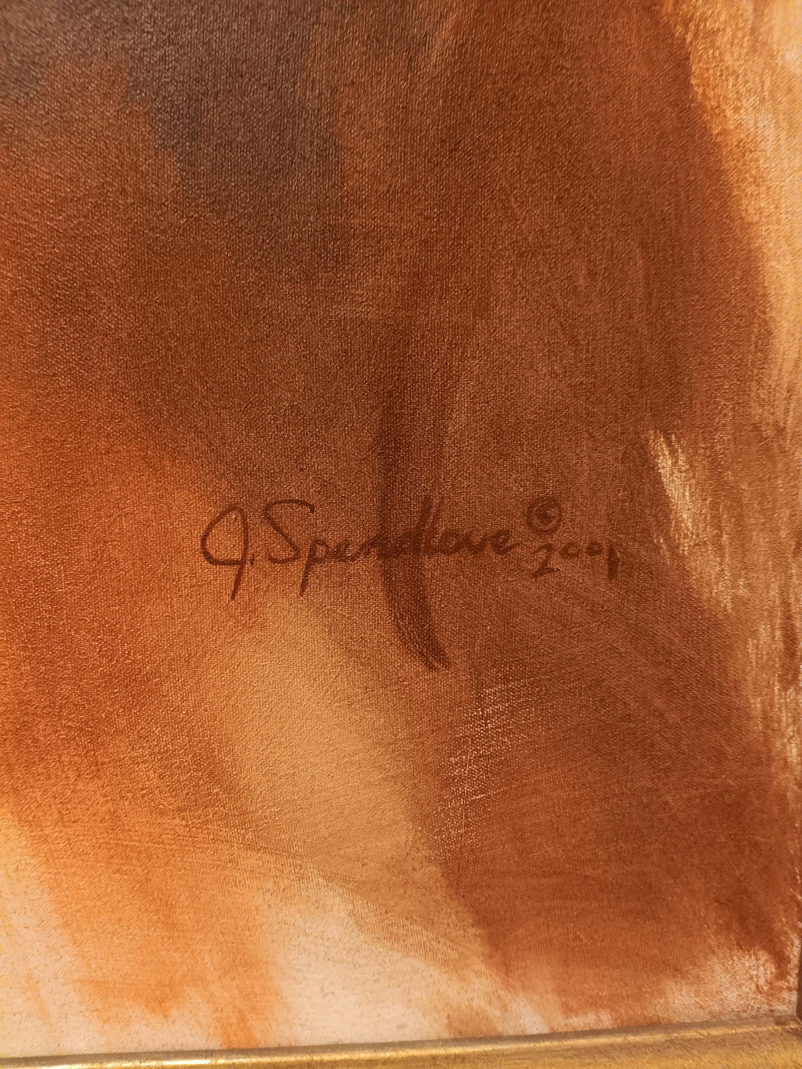 Mid 20th Century Oil on Canvas Portrait Painting of a Lady Signed J. Spendlove, Framed - 5