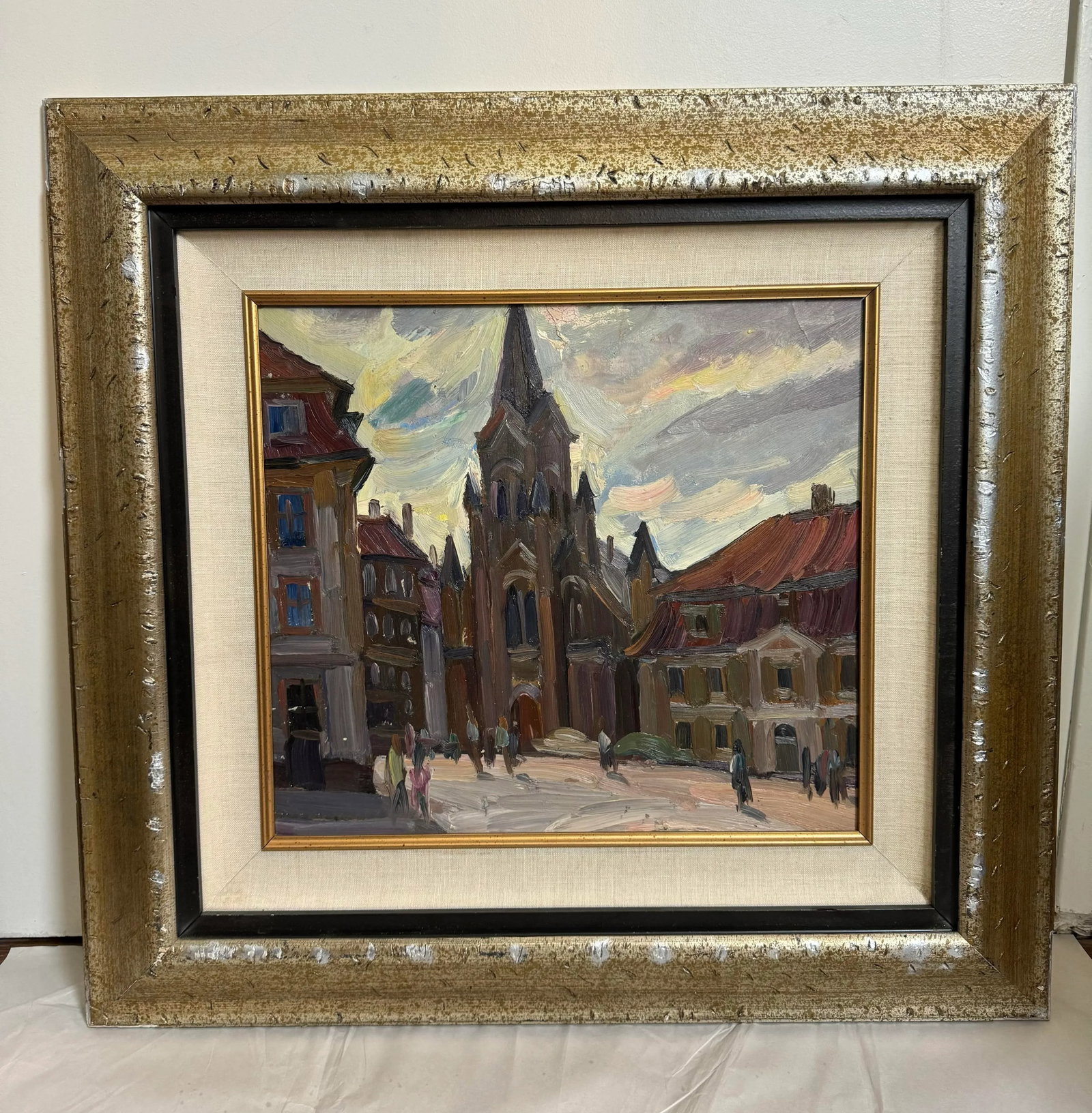 Gachegov, Church in Riga (Latvia), Russian Painting, 1961 - 2