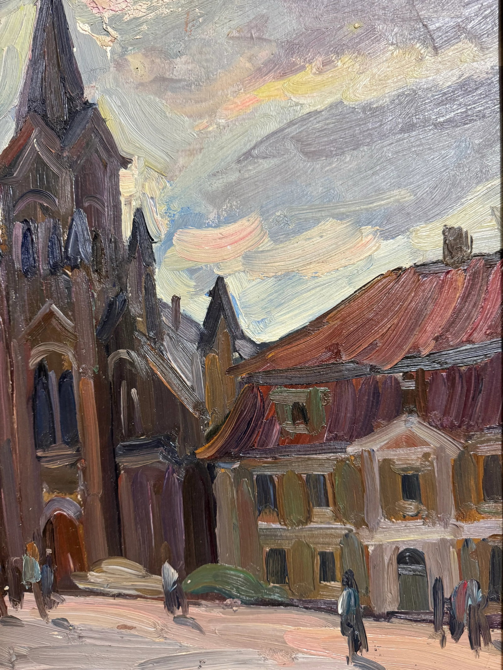 Gachegov, Church in Riga (Latvia), Russian Painting, 1961 - 7