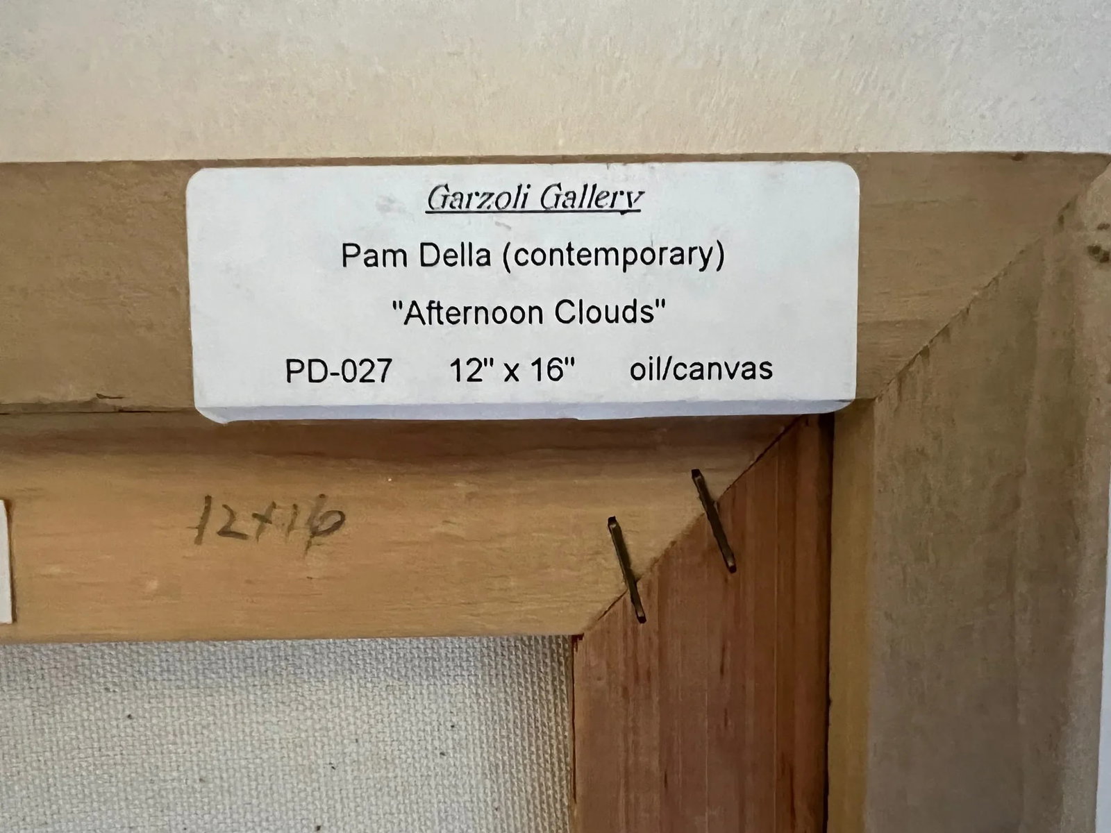 Contemporary Oil Painting on Linen by Pam Della - 10