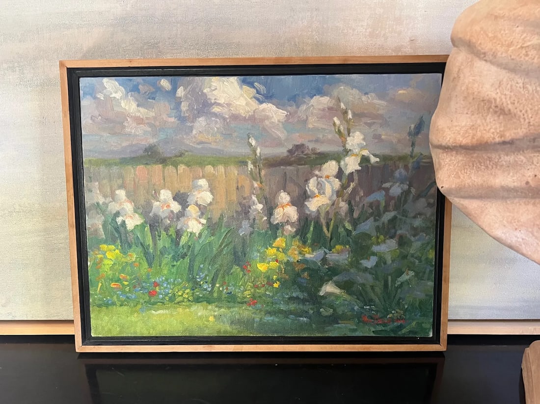 Contemporary Oil Painting on Linen by Pam Della - 3