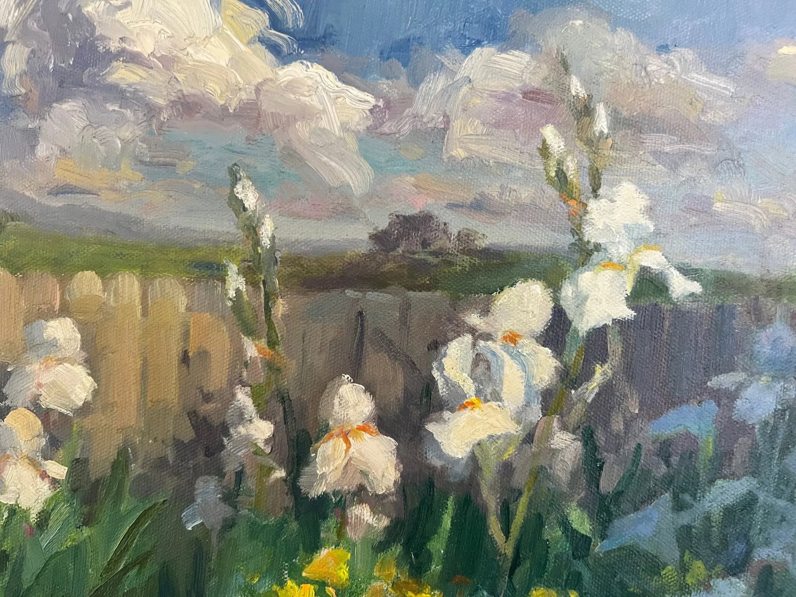 Contemporary Oil Painting on Linen by Pam Della - 9