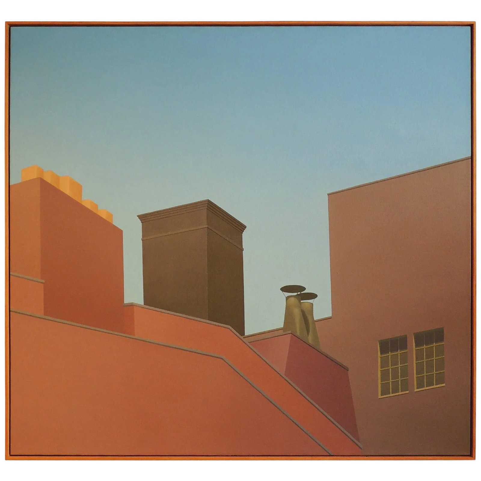 Landscape by Joseph White: Oil on canvas by Joe White (Am. 1938-) Next generation of Washington Color School painters. Condition: Alterations: Original Condition Unaltered Imperfections: Some Imperfections Condition Notes: