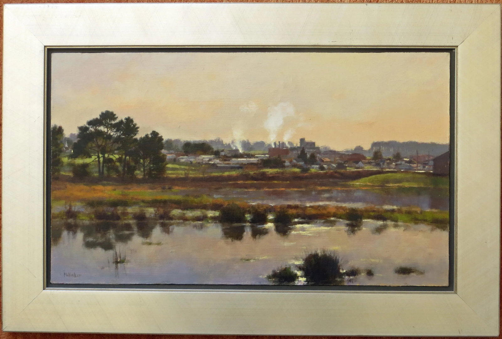 Realist Jim McVicker Plein Air Painting, Loleta Winter - 2
