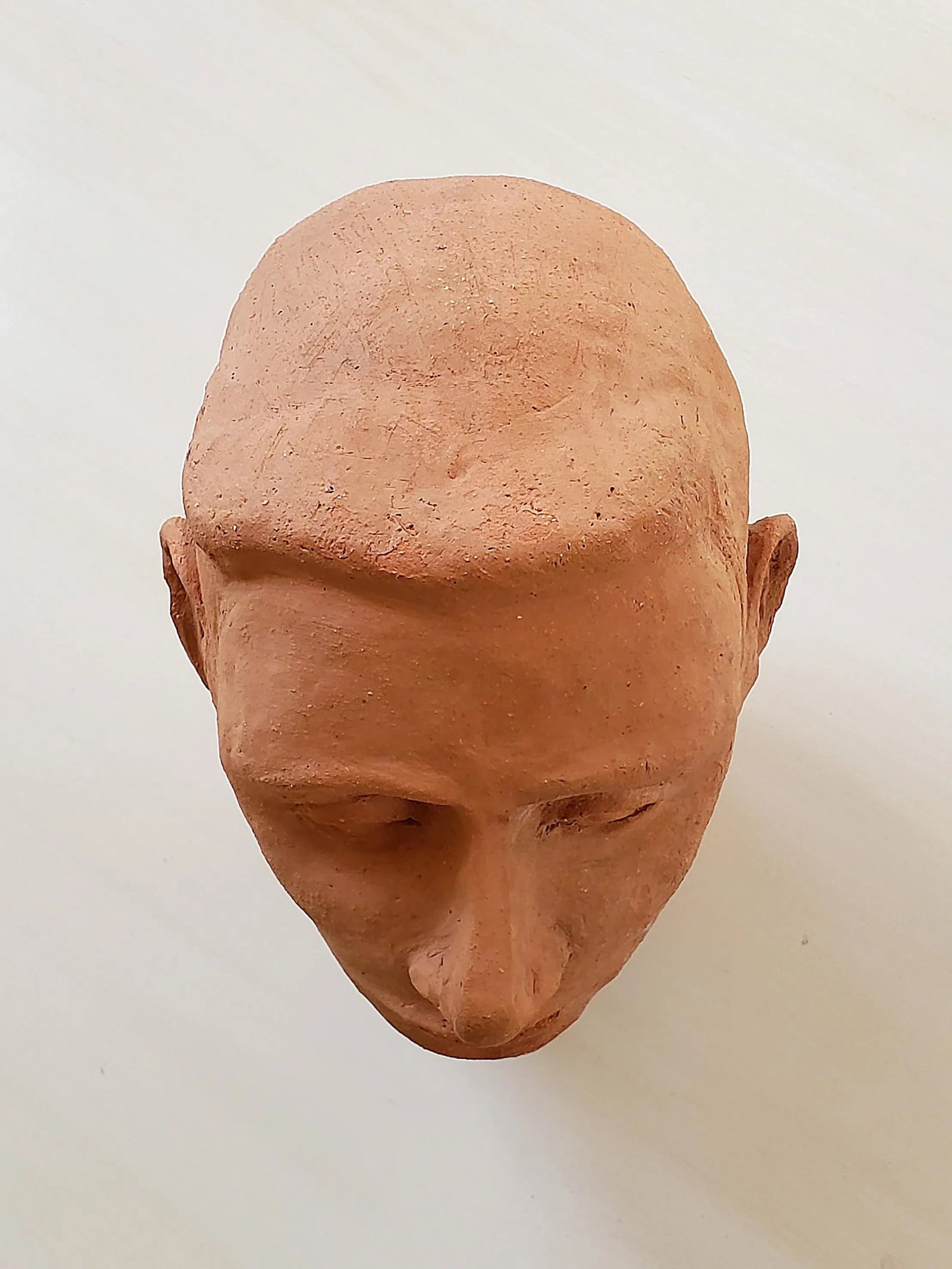 1940s Terracotta Head Sculpture - 7
