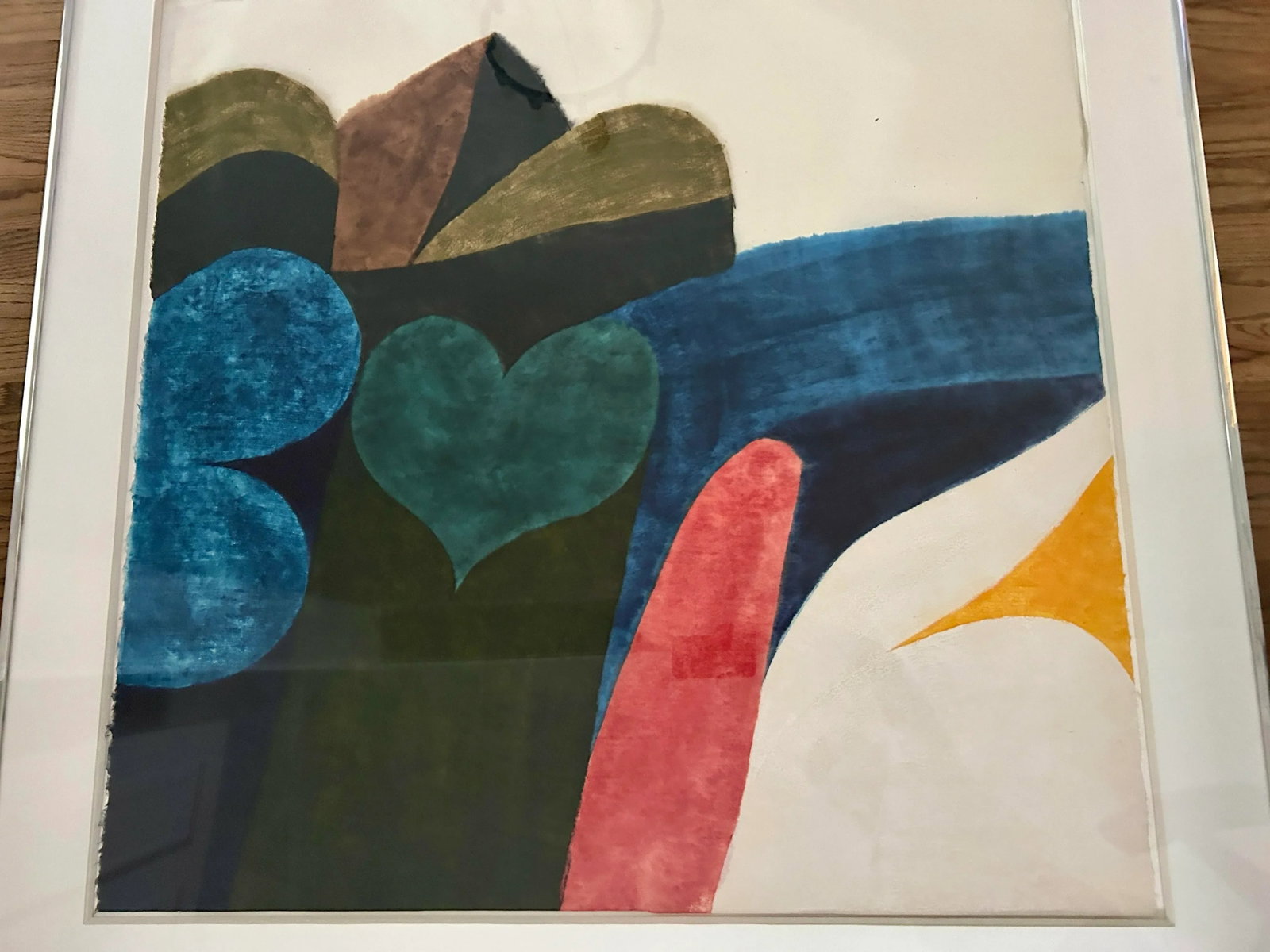 1970s Original Signed Carol Summers "Big Sur" Woodcut Framed - 6