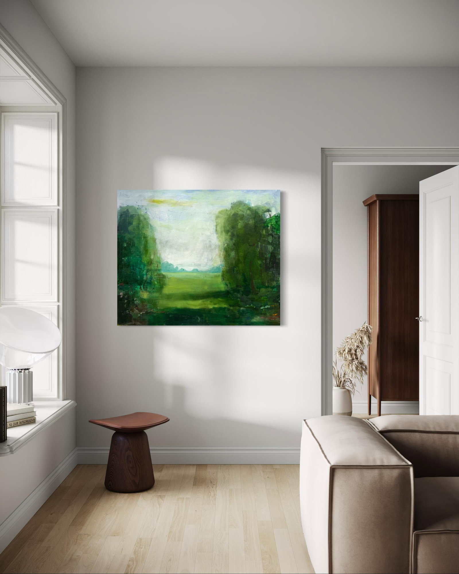 Summer Landscape, Contemporary Naturalistic Landscape Painting by Matt Higgins - 2