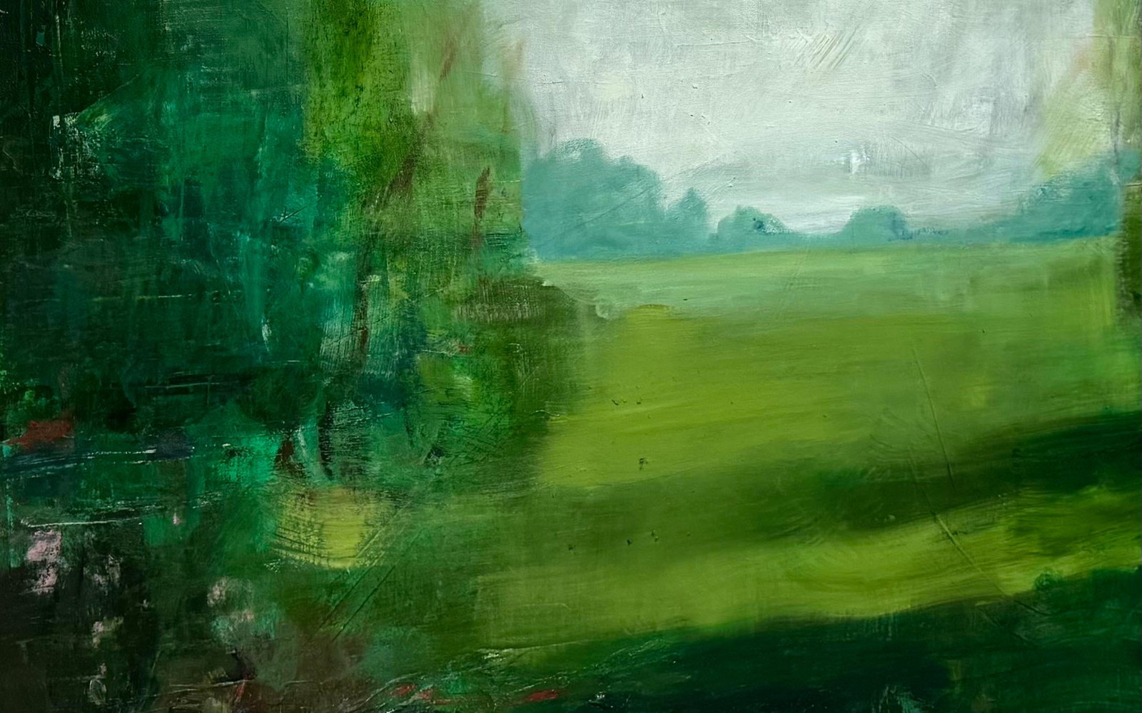 Summer Landscape, Contemporary Naturalistic Landscape Painting by Matt Higgins - 4