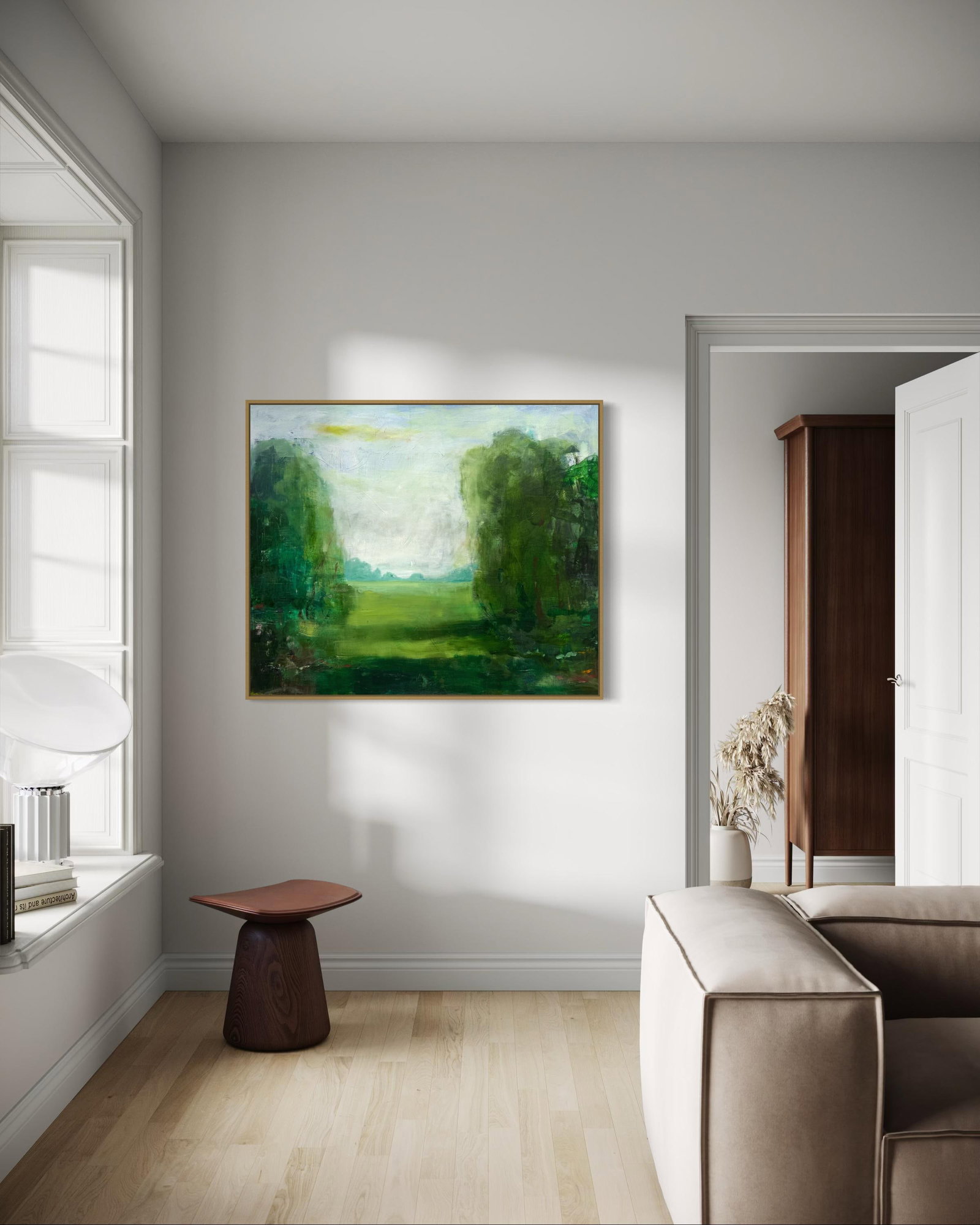 Summer Landscape, Contemporary Naturalistic Landscape Painting by Matt Higgins - 6