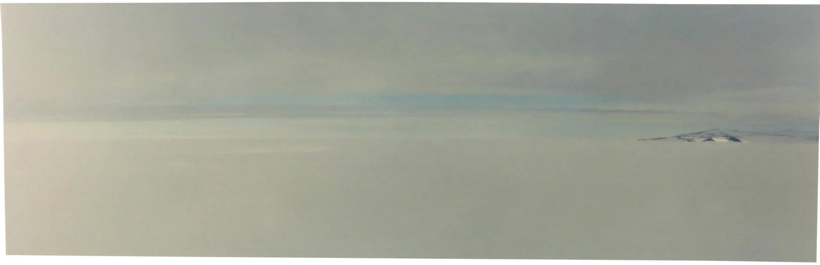 Stuart Klipper "Ross Ice Shelf, Antarctica" Photograph: Artist: Stuart Klipper (American, 1941- ) Title: Ross Ice Shelf, Near 'Willy' Field Year: 1989 Medium: C Print (Chromogenic print) Size: 12 x 38 inches image, 16 x 44 inches sheet, 18 x 45 inches